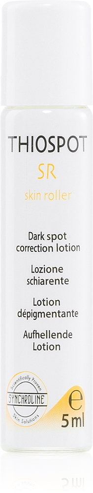 Ролик для местного применения от гиперпигментации Thiospot sr Synchroline, 5 мл
Ролик для местного применения от гиперпигментации Thiospot sr Synchroline, 5 мл