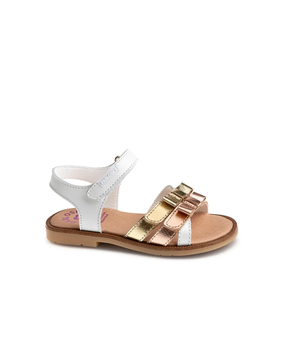 Детские кожаные сандалии на липучке Pablosky, белый
Детские кожаные сандалии на липучке Pablosky, белый