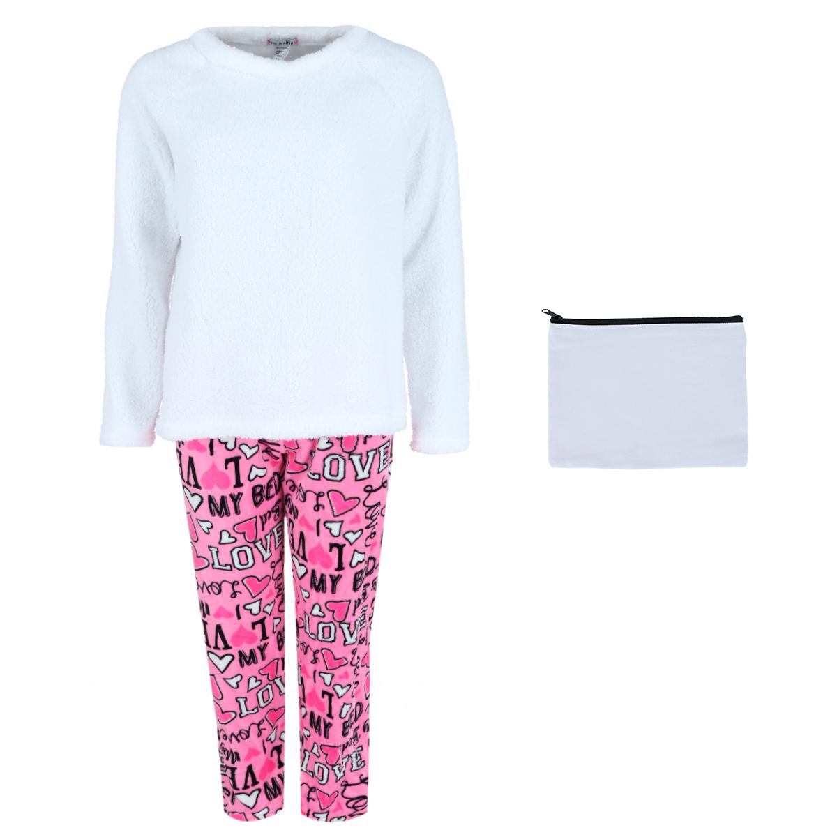 Женский пижамный комплект Love My Bed с косметичкой em & alfie, розовый
Женский пижамный комплект Love My Bed с косметичкой em & alfie, розовый