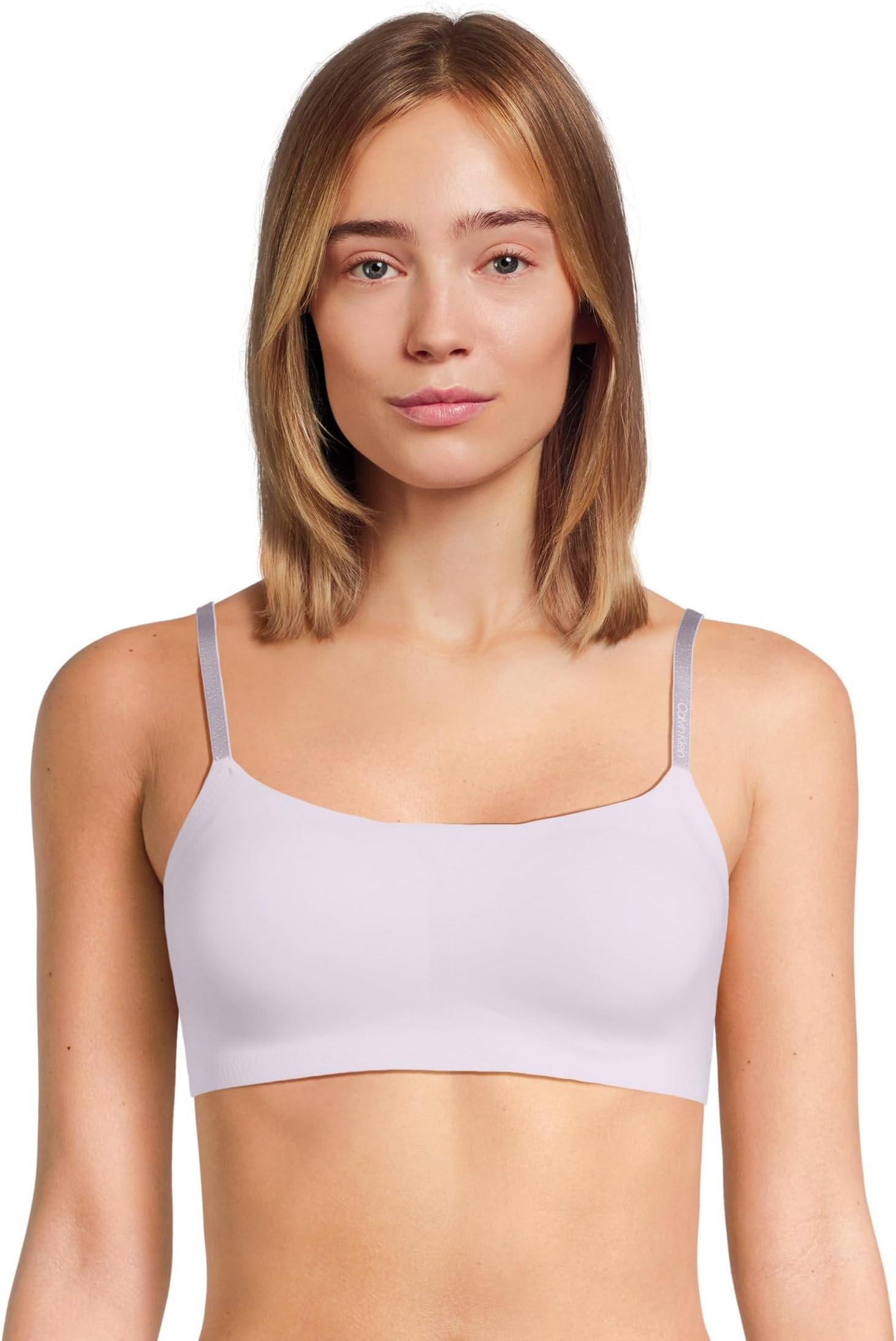 Бюстгальтер Calvin Klein Underwear Invisibles Lightly Lined Scoopneck Bralette, цвет Lilac Quartz
Бюстгальтер Calvin Klein Underwear Invisibles Lightly Lined Scoopneck Bralette, цвет Lilac Quartz
