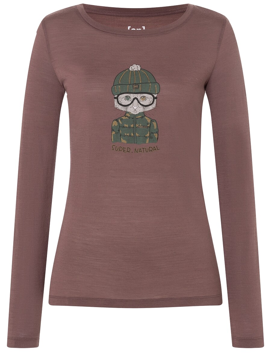 Лонгслив super.natural Merino, красный
Лонгслив super.natural Merino, красный