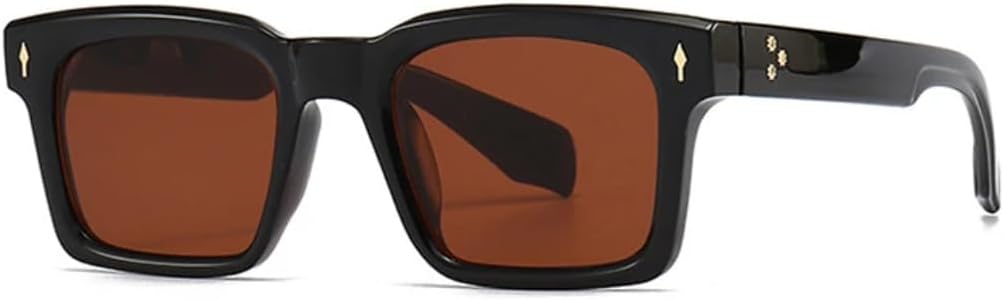 Солнцезащитные очки для мужчин и женщин - защита UV400 - градиентные темно-зеленые с заклепками, для занятий спортом на открытом воздухе и вождения DSVIGF, Black Brown
Солнцезащитные очки для мужчин и женщин - защита UV400 - градиентные темно-зеленые с заклепками, для занятий спортом на открытом воздухе и вождения DSVIGF, Black Brown