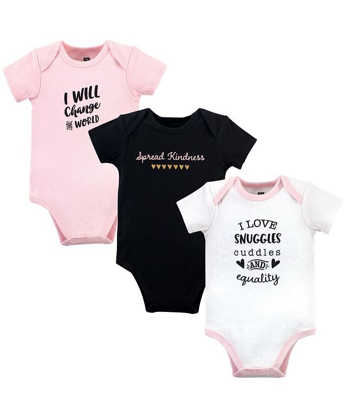 Хлопковые боди для маленьких девочек, Распространение доброты, 3 шт. Hudson Baby, мультиколор
Хлопковые боди для маленьких девочек, Распространение доброты, 3 шт. Hudson Baby, мультиколор