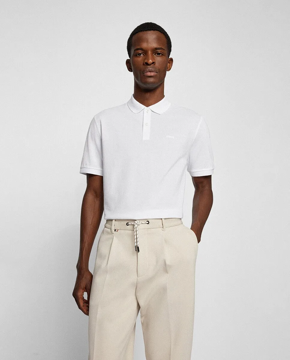 Мужская рубашка-поло из органического хлопка с вышитым логотипом Boss, белый
Мужская рубашка-поло из органического хлопка с вышитым логотипом Boss, белый