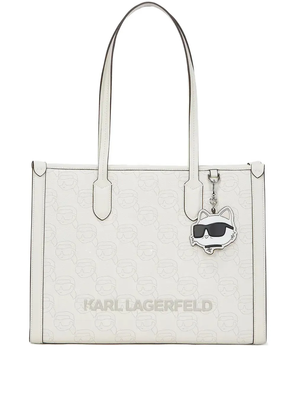 Сумка-тоут с монограммой KARL LAGERFELD, белый
Сумка-тоут с монограммой KARL LAGERFELD, белый