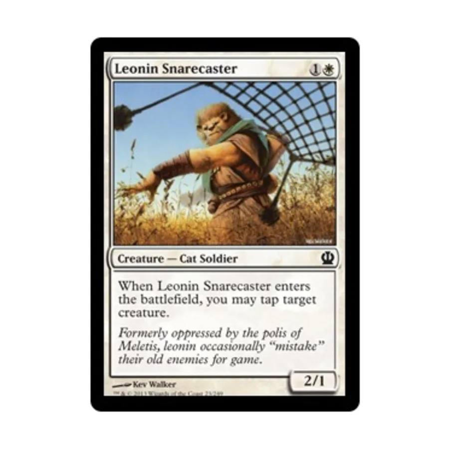 CCG Леонин Заклинатель ловушек (C) (Рольга), MTG - Theros
CCG Леонин Заклинатель ловушек (C) (Рольга), MTG - Theros