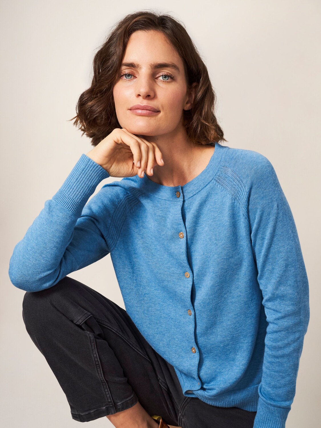 Кардиган White Stuff из органического хлопка, синий
Кардиган White Stuff из органического хлопка, синий