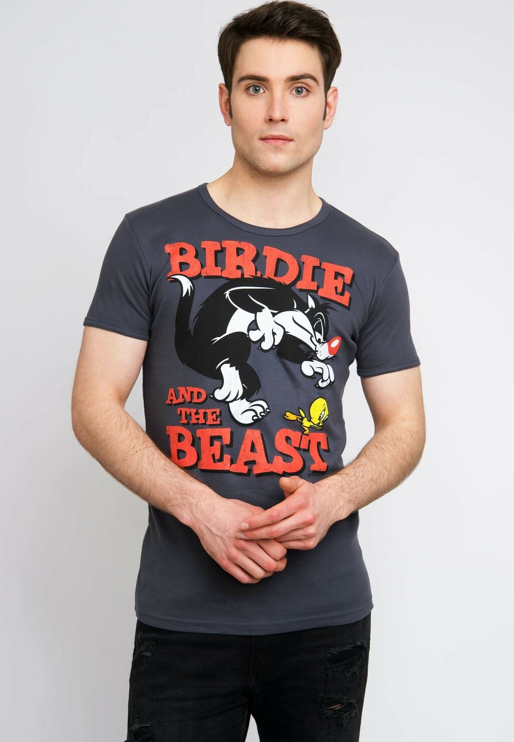 Футболка с принтом LOONEY TUNES LOGOSHIRT, цвет blaugrau
Футболка с принтом LOONEY TUNES LOGOSHIRT, цвет blaugrau