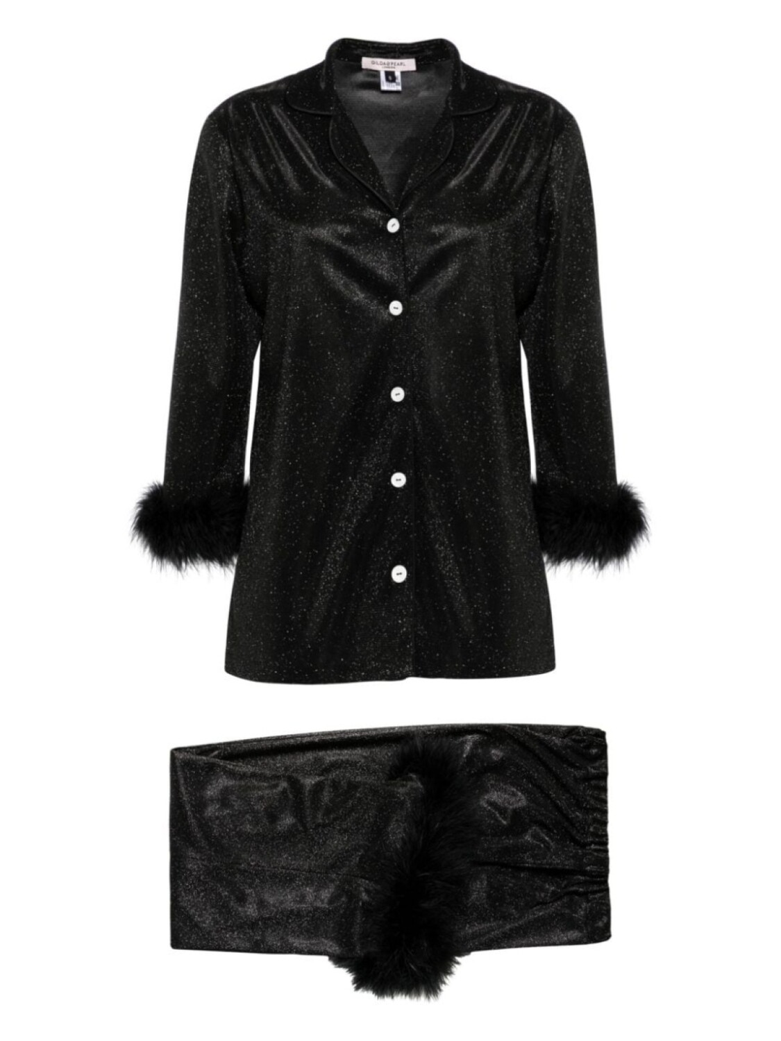 Gilda & Pearl пижама Starlet с люрексом, черный
Gilda & Pearl пижама Starlet с люрексом, черный