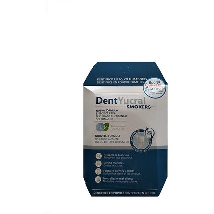 Зубной порошок Dentycral для курильщиков 50 г, Eucryl
Зубной порошок Dentycral для курильщиков 50 г, Eucryl