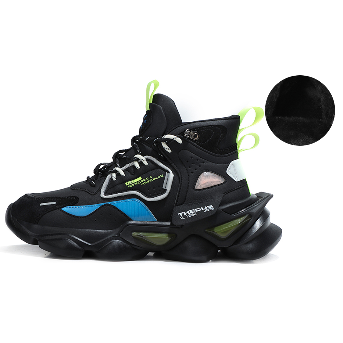 VIDORY ANGEL Амортизация, увеличивающая рост, поддержка, высокие массивные кроссовки, мужские, черно-синие
VIDORY ANGEL Амортизация, увеличивающая рост, поддержка, высокие массивные кроссовки, мужские, черно-синие