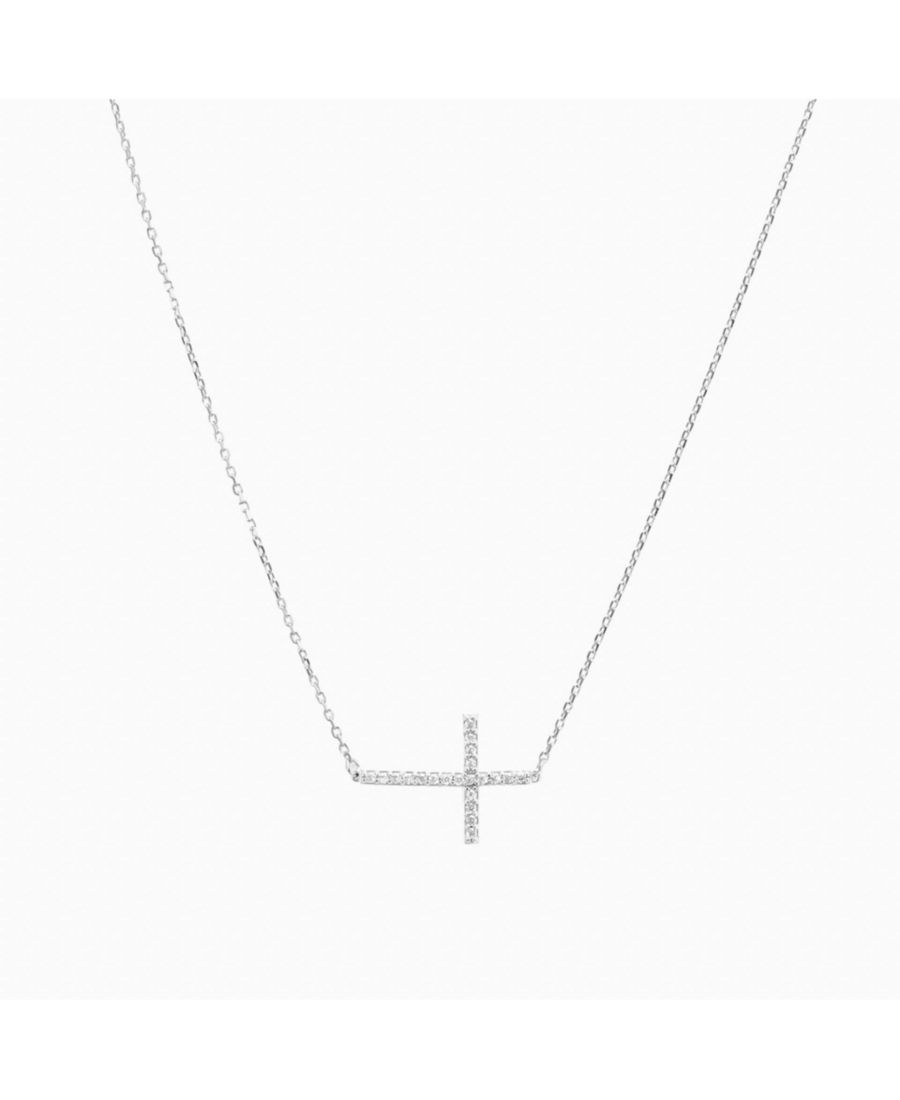 Колье с горизонтальным крестом из стерлингового серебра с покрытием из 18-каратного золота, идеально подходит для повседневного ношения и станет прекрасным подарком Bearfruit Jewelry, White gold
Колье с горизонтальным крестом из стерлингового серебра с покрытием из 18-каратного золота, идеально подходит для повседневного ношения и станет прекрасным подарком Bearfruit Jewelry, White gold