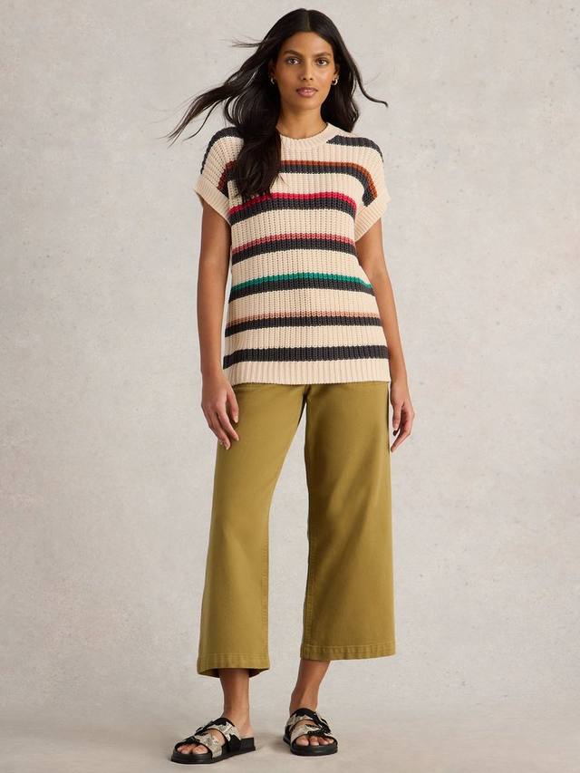 Вязаный топ в полоску из органического хлопка callie White Stuff, слоновая кость/разноцветный
Вязаный топ в полоску из органического хлопка callie White Stuff, слоновая кость/разноцветный