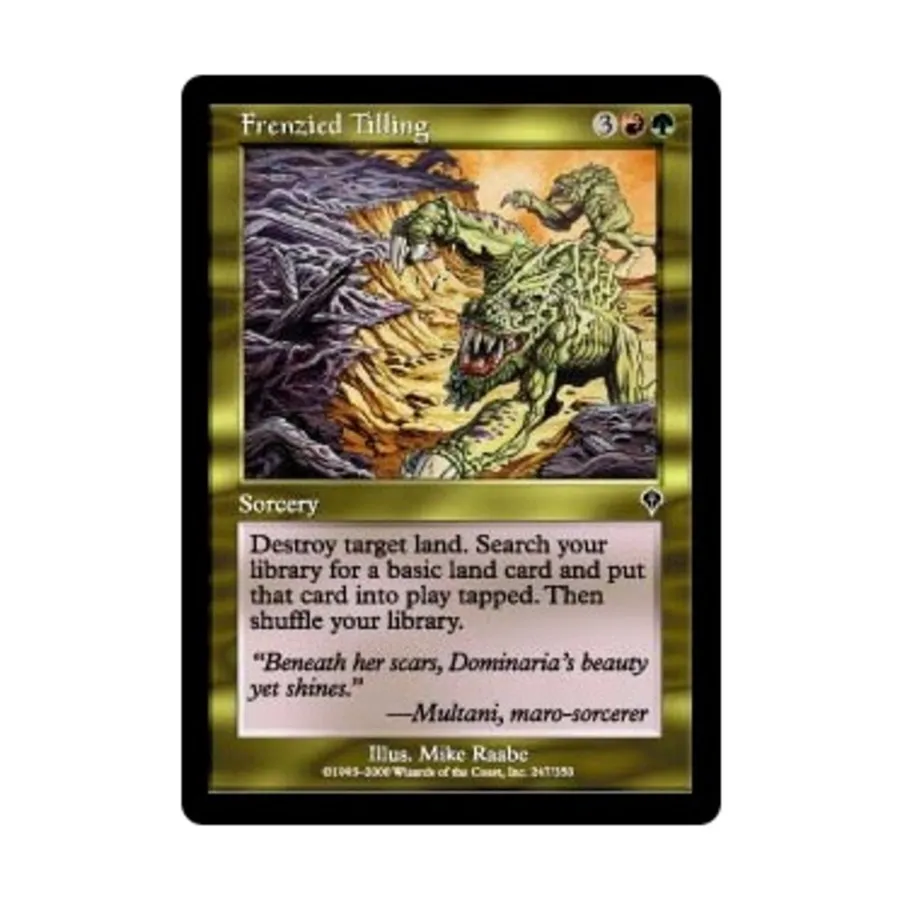 CCG Бешеный Тиллинг (клавиша C), MTG - Invasion
CCG Бешеный Тиллинг (клавиша C), MTG - Invasion