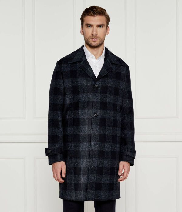 Пальто мужское Boss с добавлением шерсти в клетку, синий
Пальто мужское Boss с добавлением шерсти в клетку, синий