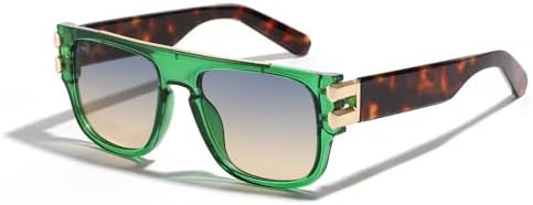 Солнцезащитные очки в стиле ретро-панк 2027 года, квадратные, для женщин и мужчин, классический винтаж, защита от УФ-излучения UV400 для использования на открытом воздухе MTZJH, Green
Солнцезащитные очки в стиле ретро-панк 2027 года, квадратные, для женщин и мужчин, классический винтаж, защита от УФ-излучения UV400 для использования на открытом воздухе MTZJH, Green