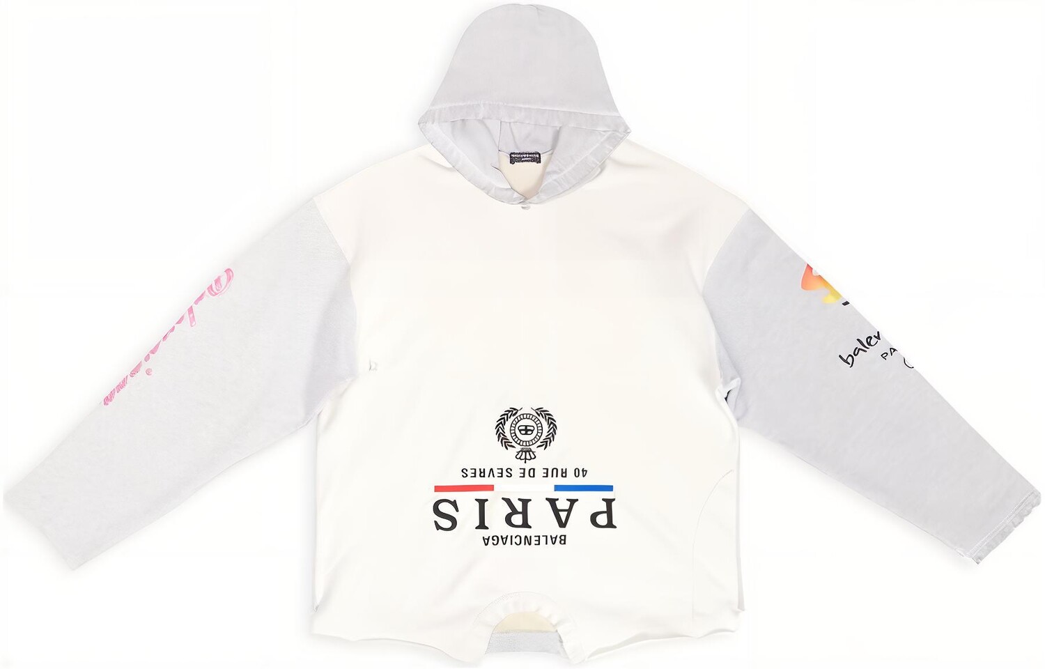 Толстовка мужская белая Balenciaga, белый
Толстовка мужская белая Balenciaga, белый