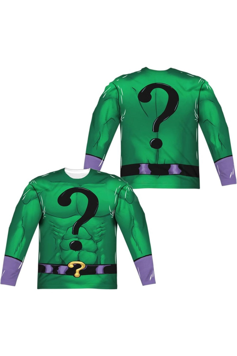 Футболка / джерси из полиэстера с длинным рукавом для взрослых, форма Batman Riddler (принт спереди/сзади) Gildan, белый
Футболка / джерси из полиэстера с длинным рукавом для взрослых, форма Batman Riddler (принт спереди/сзади) Gildan, белый