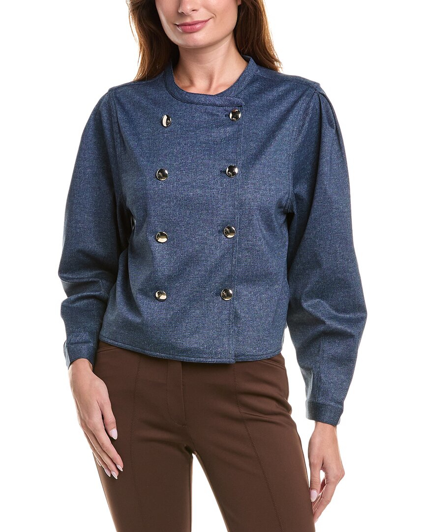 Двубортный пиджак Vince Camuto, синий
Двубортный пиджак Vince Camuto, синий