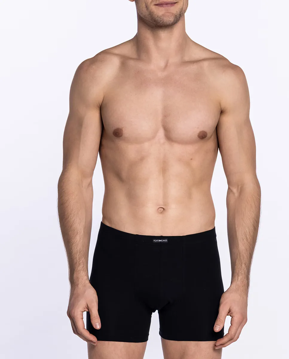 Однотонные мужские трикотажные боксеры Punto Blanco, черный
Однотонные мужские трикотажные боксеры Punto Blanco, черный