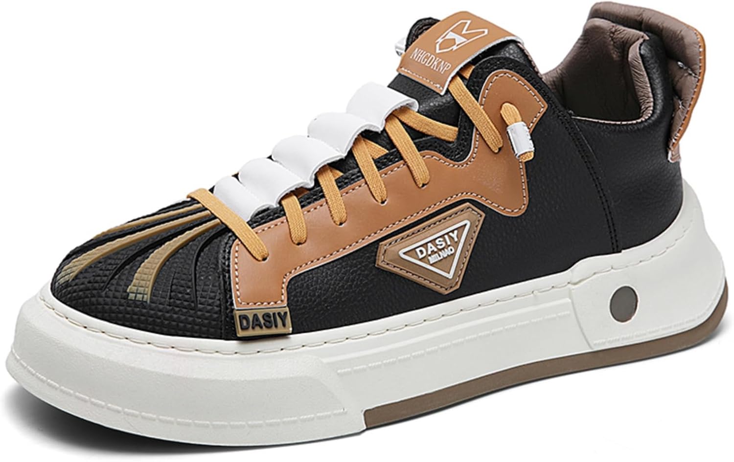 Мужские кроссовки бежевого цвета с коричневыми акцентами средней посадки, стильные повседневные шнурованные туфли с уникальными деталями Aokisx
Мужские кроссовки бежевого цвета с коричневыми акцентами средней посадки, стильные повседневные шнурованные туфли с уникальными деталями Aokisx