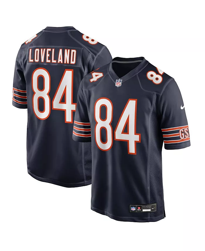 Мужская игровая футболка Colston Loveland Navy Chicago Bears 2025 NFL Draft First Round Pick Nike
Мужская игровая футболка Colston Loveland Navy Chicago Bears 2025 NFL Draft First Round Pick Nike