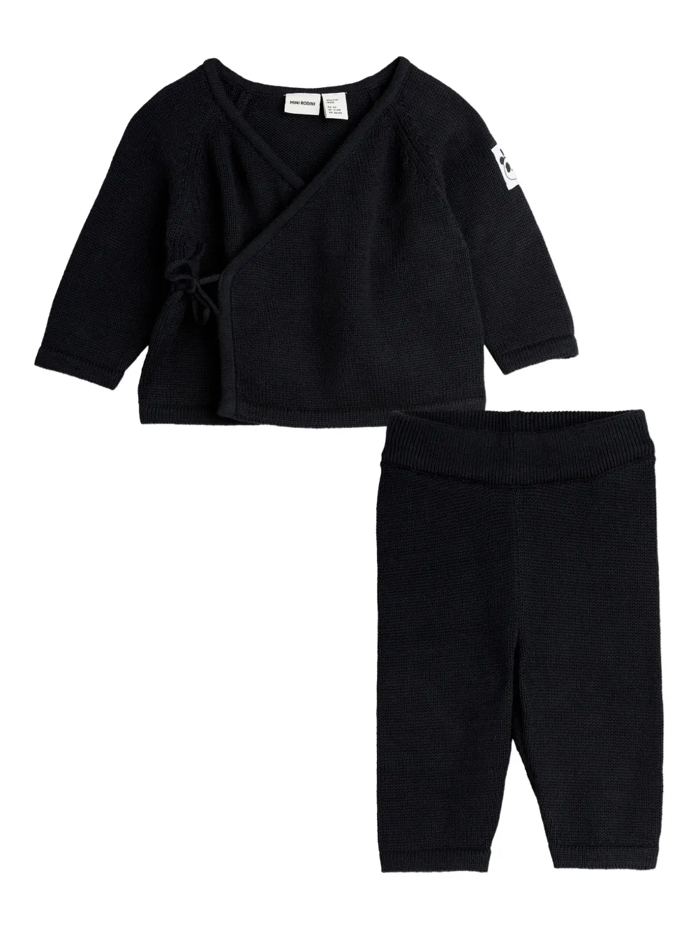 Комплект брюк из тонкой вязки Mini Rodini, черный
Комплект брюк из тонкой вязки Mini Rodini, черный