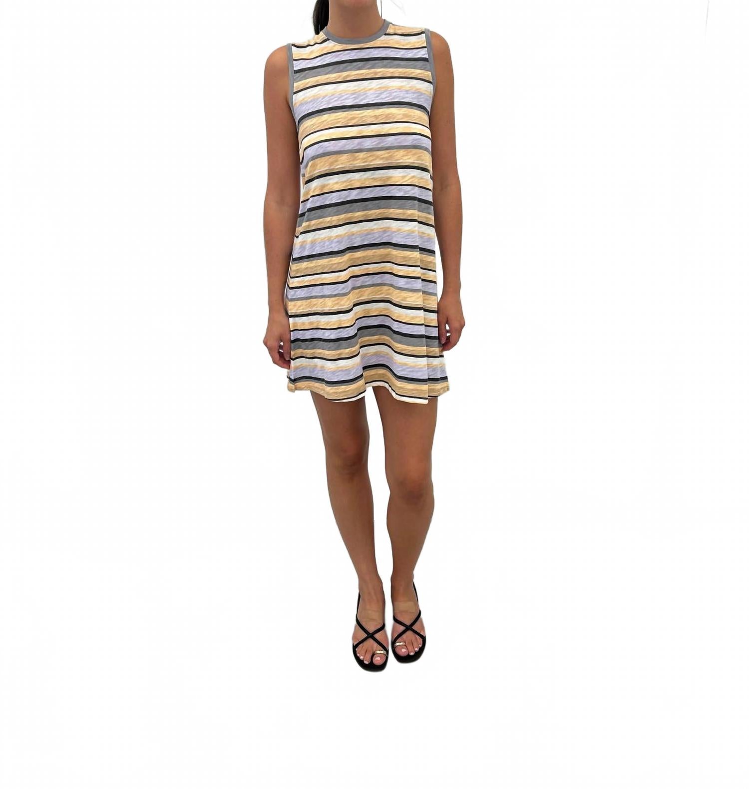 Полосатое муслиновое платье без рукавов Burlap/multi ATM
Полосатое муслиновое платье без рукавов Burlap/multi ATM