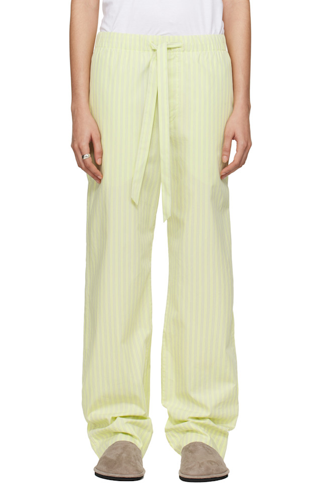 Эксклюзивные брюки-пижамы из хлопкового поплина Auralee Edition зеленого цвета Ssense Tekla, цвет light moss stripes
Эксклюзивные брюки-пижамы из хлопкового поплина Auralee Edition зеленого цвета Ssense Tekla, цвет light moss stripes