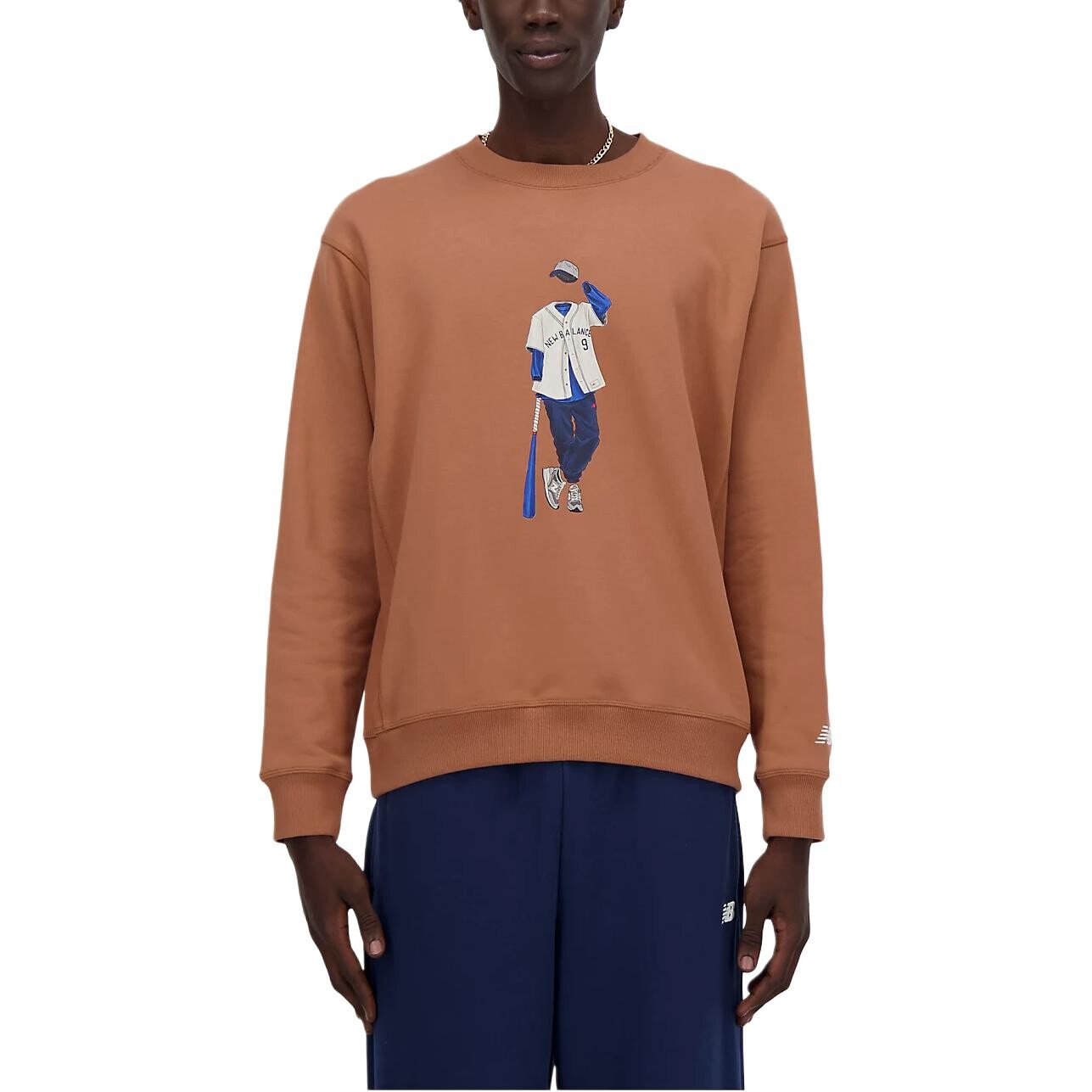 Толстовка мужская коричневая New Balance, коричневый
Толстовка мужская коричневая New Balance, коричневый