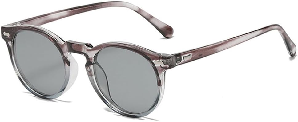 Ретро круглые солнцезащитные очки для женщин, модные, с заклепками, защита от УФ-излучения UV400, для мужчин, панк, темно-зеленые солнцезащитные очки TKKTLLT, Grey Stripe Grey
Ретро круглые солнцезащитные очки для женщин, модные, с заклепками, защита от УФ-излучения UV400, для мужчин, панк, темно-зеленые солнцезащитные очки TKKTLLT, Grey Stripe Grey