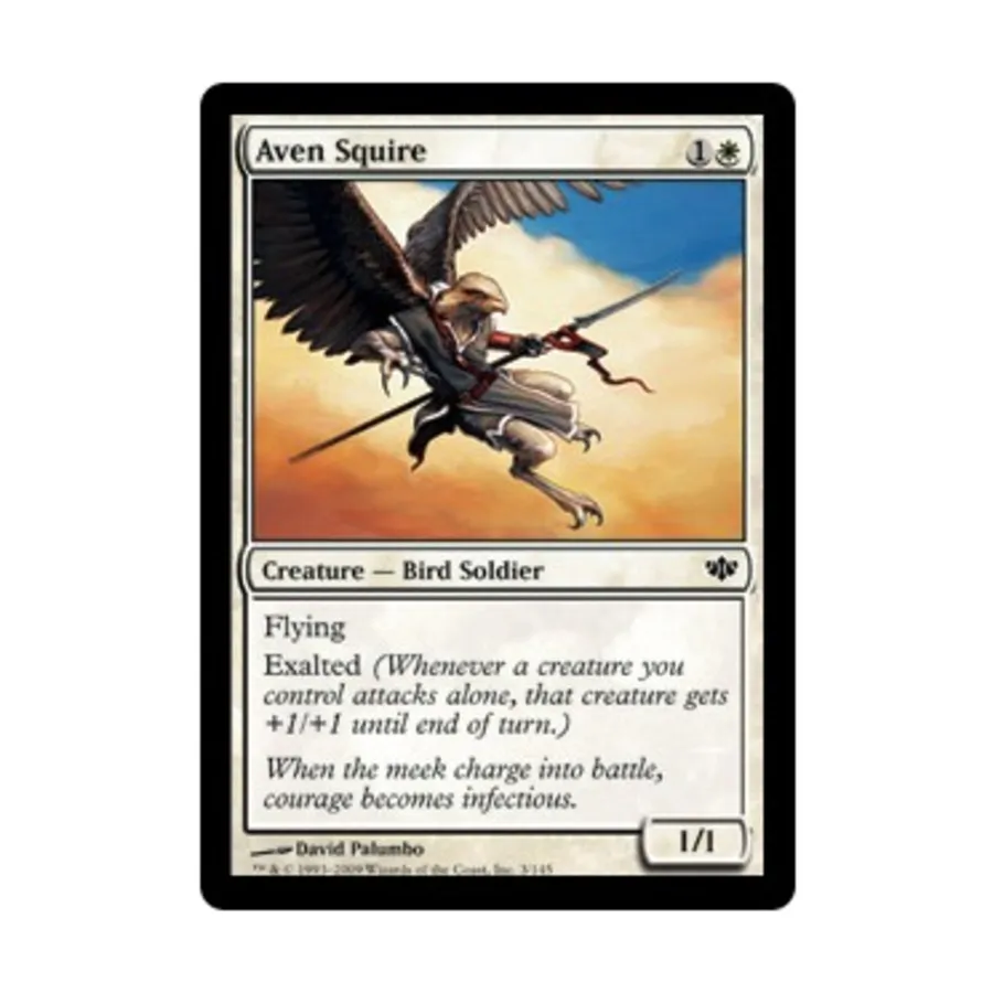 CCG Авен Сквайр (К), MTG - Conflux
CCG Авен Сквайр (К), MTG - Conflux