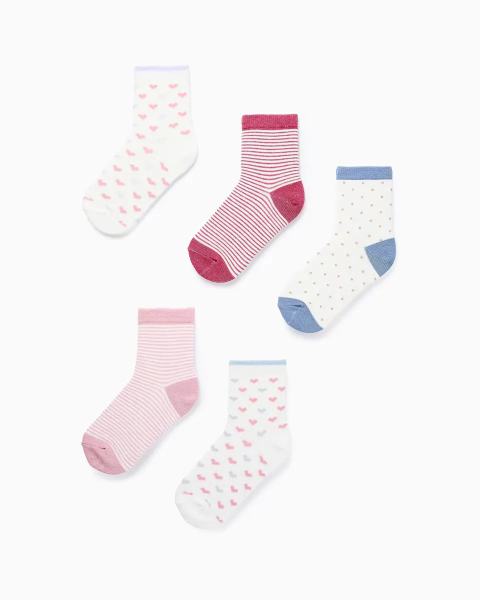 Набор из 5 коротких носков для девочек с принтом Zippy, мультиколор
Набор из 5 коротких носков для девочек с принтом Zippy, мультиколор