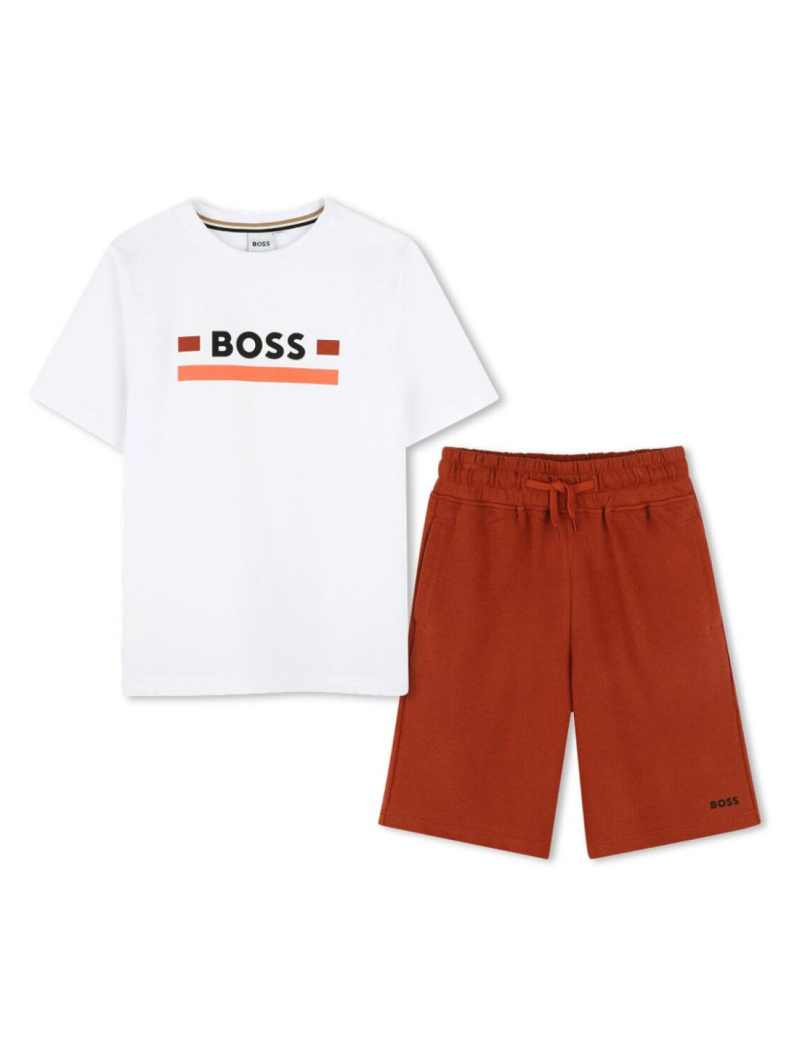 BOSS Kidswear комплект из футболки и шортов с логотипом, белый
BOSS Kidswear комплект из футболки и шортов с логотипом, белый