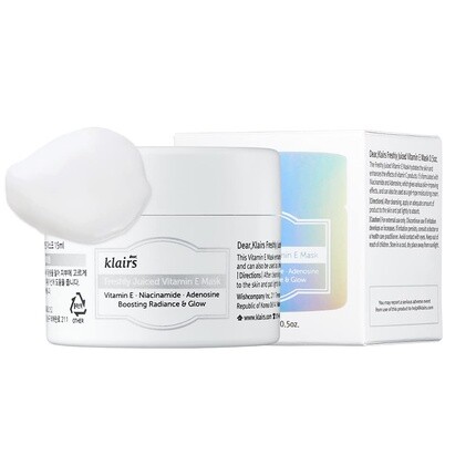 Увлажняющая косметическая маска со свежевыжатым соком витамина Е, 0,5 унции, 15 мл, Dearklairs
Увлажняющая косметическая маска со свежевыжатым соком витамина Е, 0,5 унции, 15 мл, Dearklairs