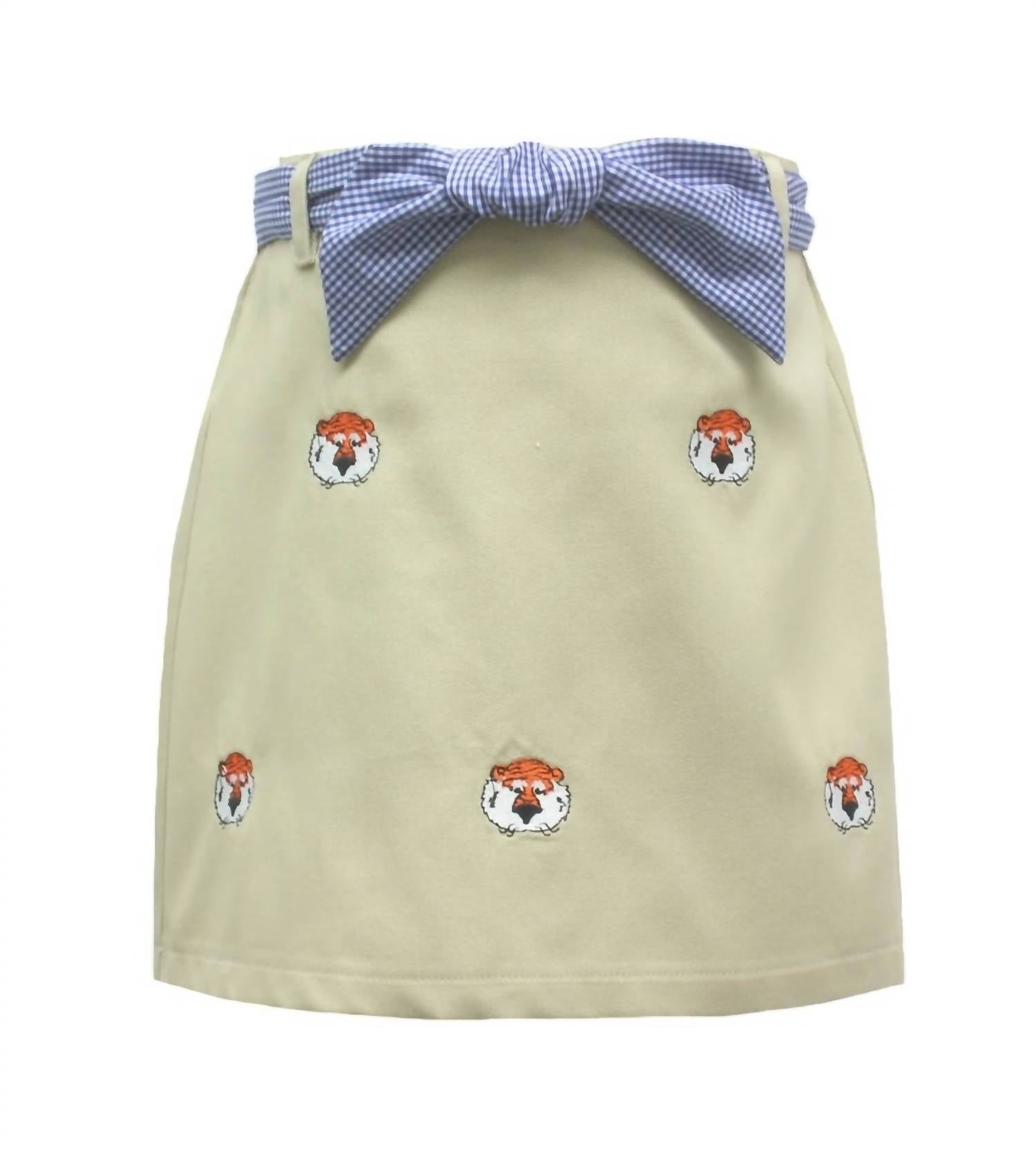 Юбка-шорты Auburn University для девочек в кремовом цвете Vive La Fete
Юбка-шорты Auburn University для девочек в кремовом цвете Vive La Fete