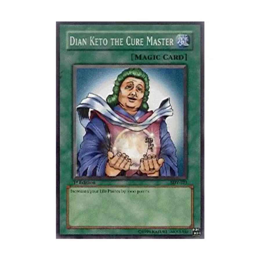 CCG Дайан Кето, мастер лечения (обычный), Yu-Gi-Oh - Structure Deck - Yugi - Singles
CCG Дайан Кето, мастер лечения (обычный), Yu-Gi-Oh - Structure Deck - Yugi - Singles