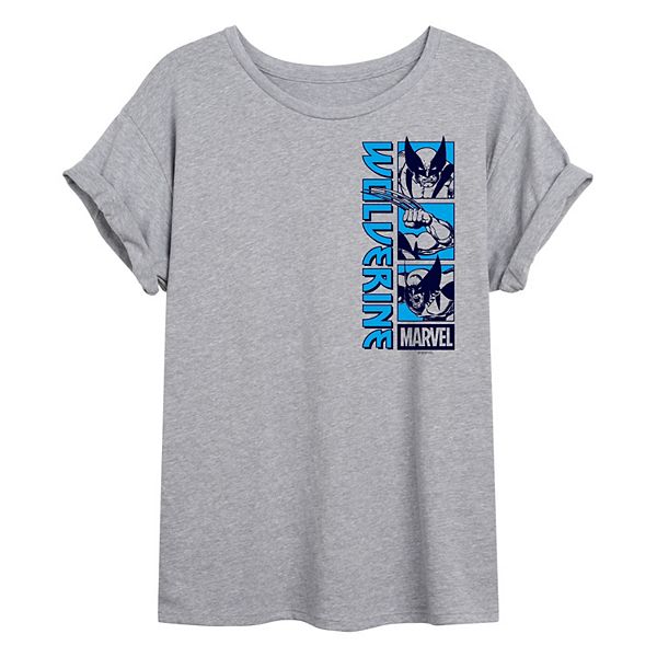 Футболка Wolverine Stacked Grid oversized для подростков Marvel, Heather Gray
Футболка Wolverine Stacked Grid oversized для подростков Marvel, Heather Gray