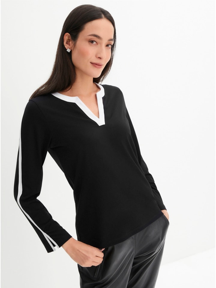 черно-белая рубашка с круглым вырезом WITT WEIDEN
черно-белая рубашка с круглым вырезом WITT WEIDEN