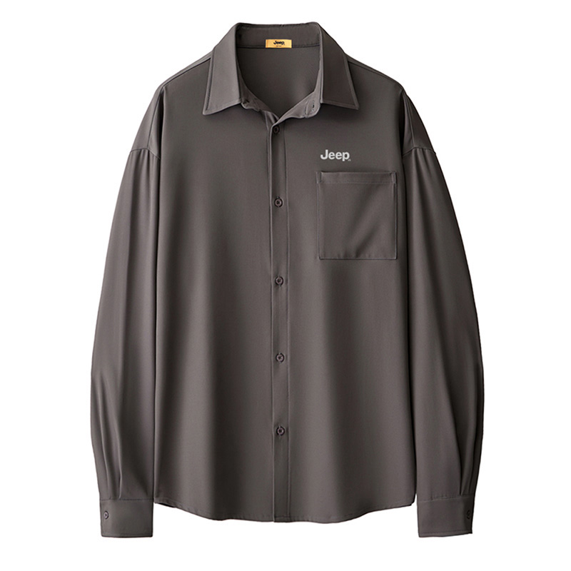 Рубашка Unisex Lapel Moderate Jeep, темно-серый (cool touch)
Рубашка Unisex Lapel Moderate Jeep, темно-серый (cool touch)