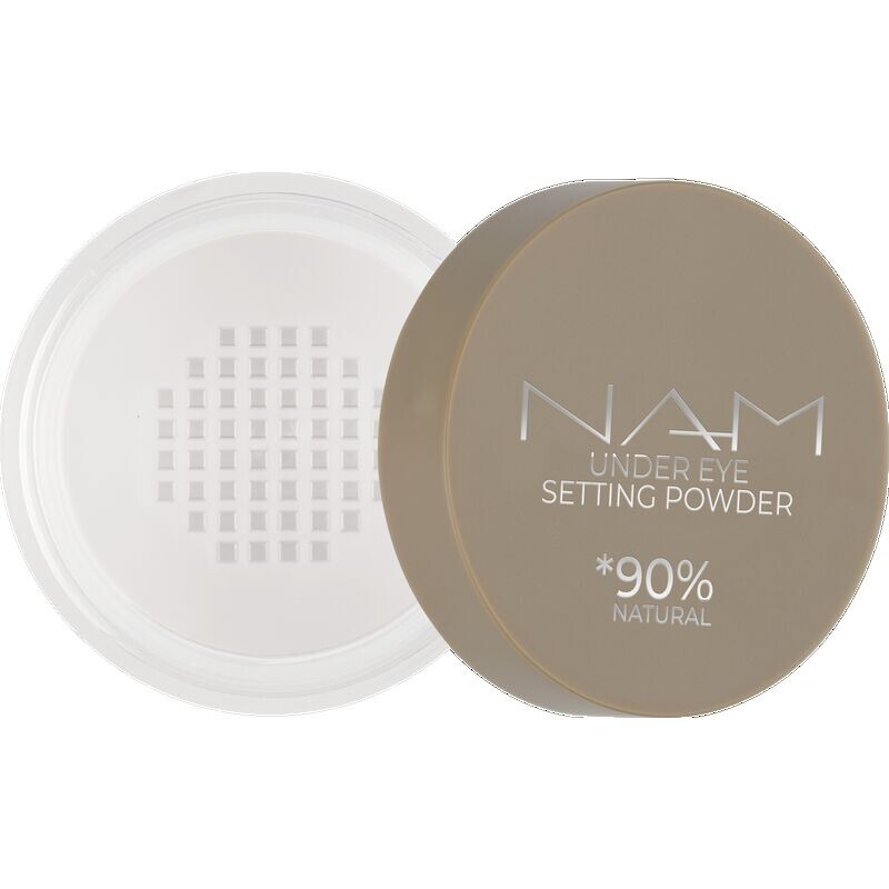 Натуральная рассыпчатая пудра под глаза NAM, 4 g 
Натуральная рассыпчатая пудра под глаза NAM, 4 g