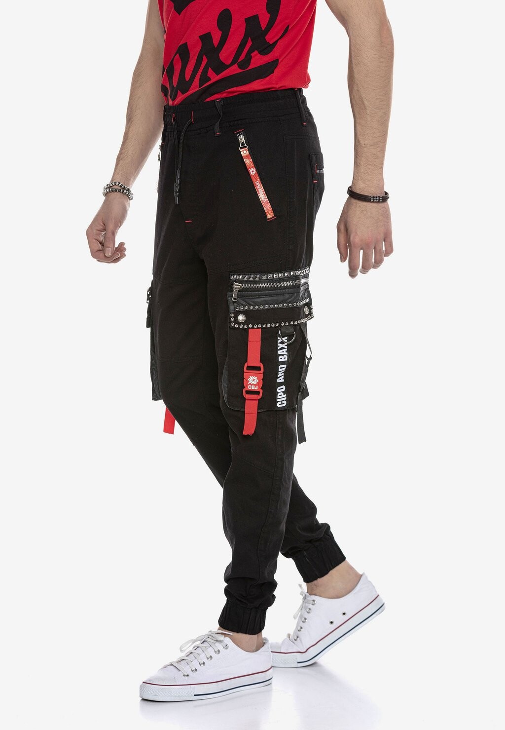 Брюки карго Cipo & Baxx, черный
Брюки карго Cipo & Baxx, черный