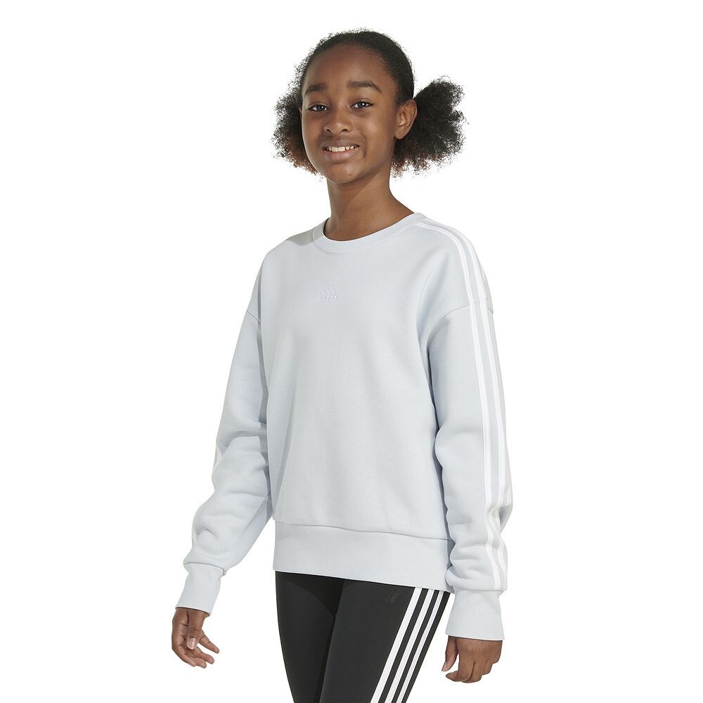 Флисовый свитшот с круглым вырезом adidas Heather для девочек 7–16 лет Adidas, цвет Halo Blue
Флисовый свитшот с круглым вырезом adidas Heather для девочек 7–16 лет Adidas, цвет Halo Blue