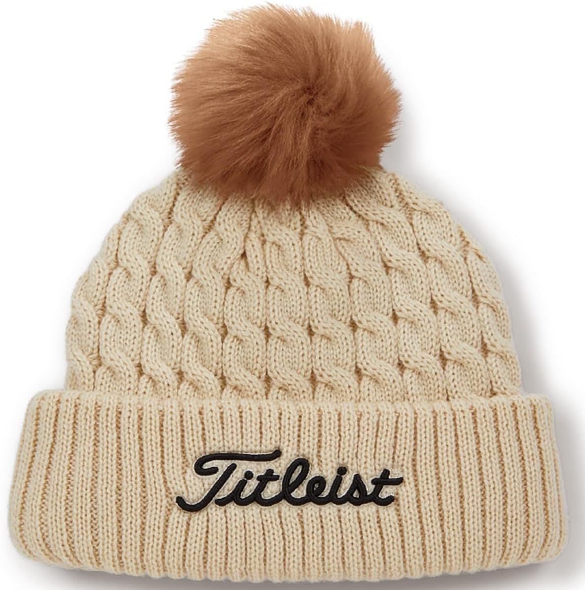 Шапка-бини Titleist Golf Cable Knit Pom Pom Beanie, Bone/Black
Шапка-бини Titleist Golf Cable Knit Pom Pom Beanie, Bone/Black