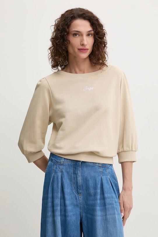 Хлопковая толстовка Boss Orange, бежевый
Хлопковая толстовка Boss Orange, бежевый