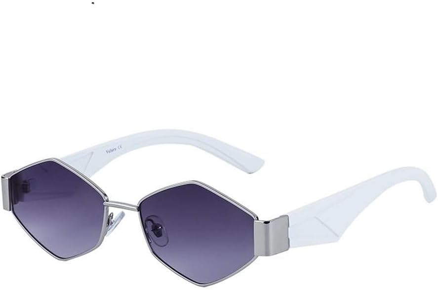 Металлические ромбовидные солнцезащитные очки для женщин, роскошные модные солнцезащитные очки неправильной формы для мужчин, модные многоугольные солнцезащитные очки generic, C4 White Silver Gray
Металлические ромбовидные солнцезащитные очки для женщин, роскошные модные солнцезащитные очки неправильной формы для мужчин, модные многоугольные солнцезащитные очки generic, C4 White Silver Gray