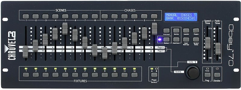 Контроллер освещения Chauvet OBEY70=2
Контроллер освещения Chauvet OBEY70=2