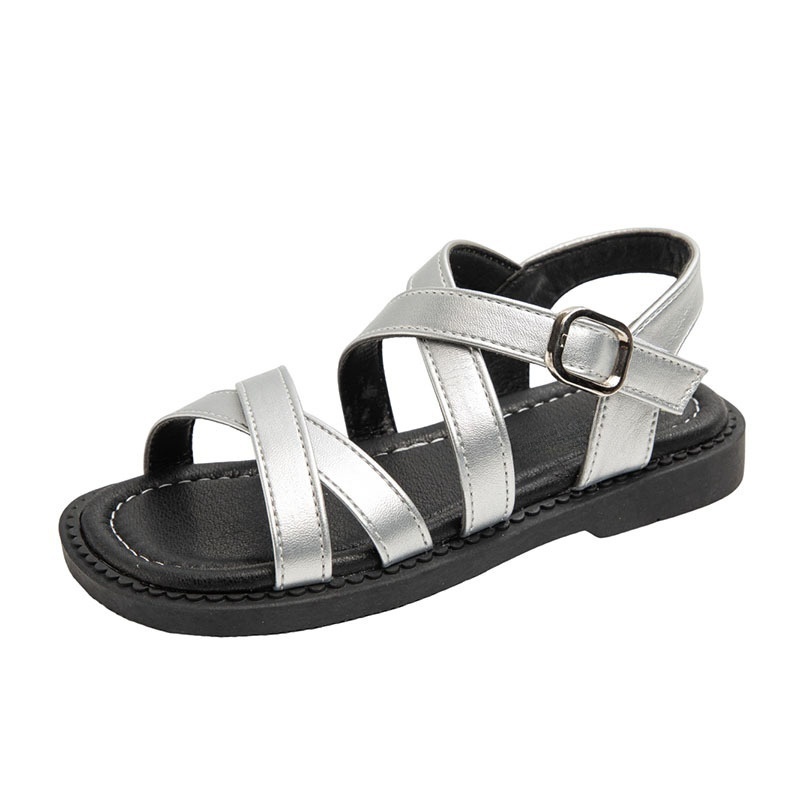 Детские сандалии дошкольного возраста Neon, серебряный 
Детские сандалии дошкольного возраста Neon, серебряный