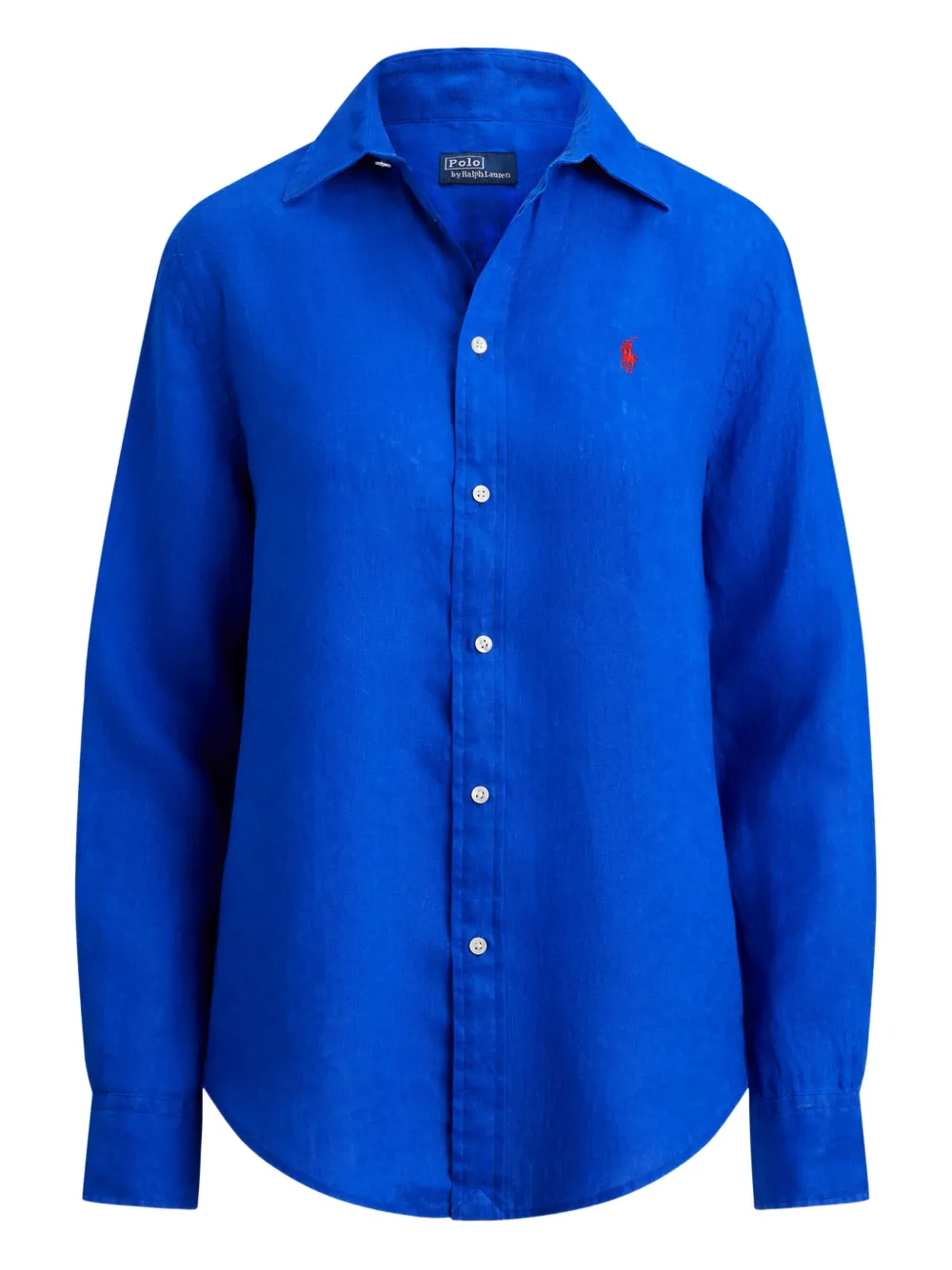 Льняная рубашка с вышитым логотипом Polo Ralph Lauren, синий
Льняная рубашка с вышитым логотипом Polo Ralph Lauren, синий