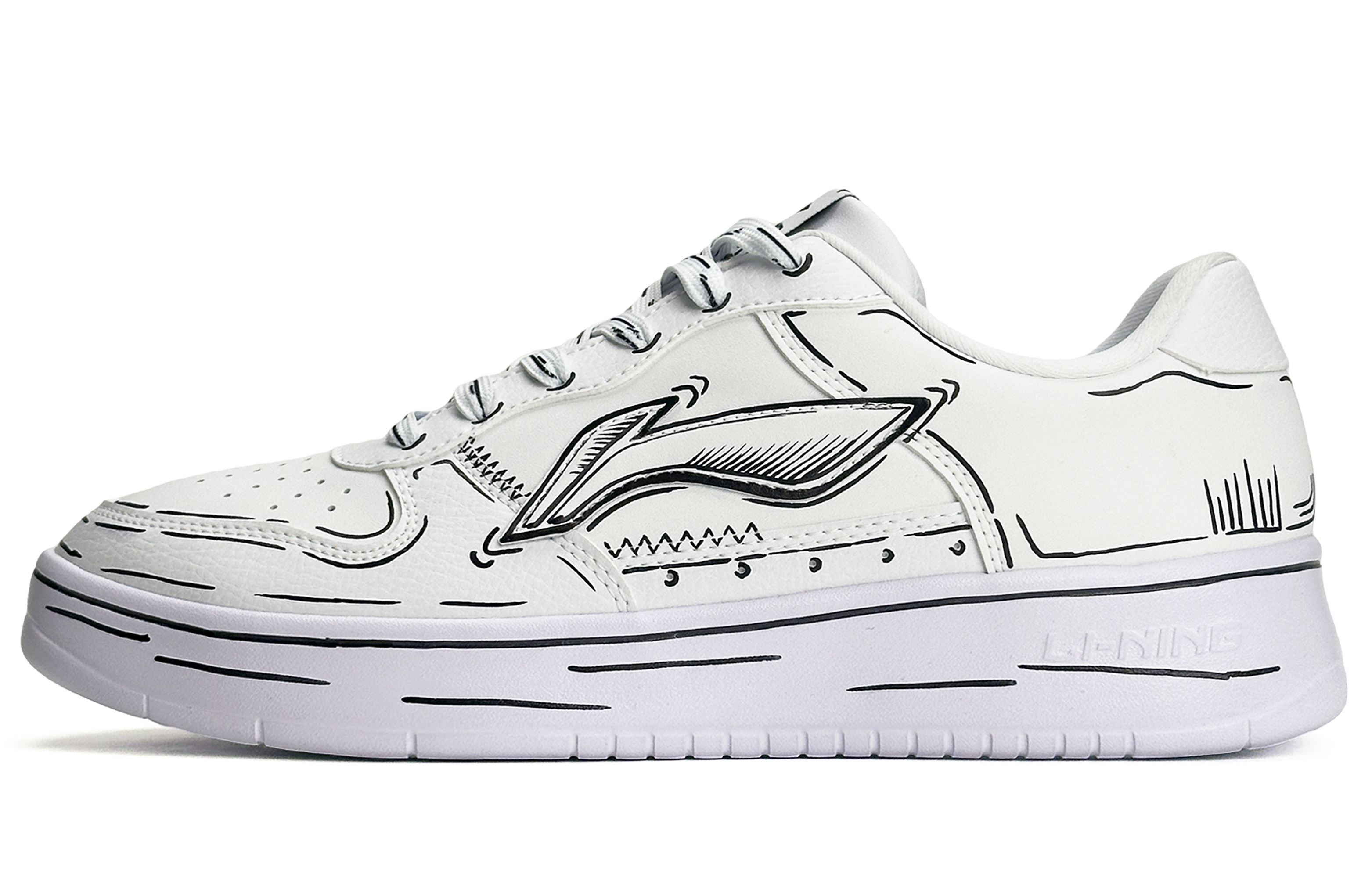 LINING Кроссовки для скейтбординга Pontoon Boats, износостойкие, дышащие, низкие, мужские, белые
LINING Кроссовки для скейтбординга Pontoon Boats, износостойкие, дышащие, низкие, мужские, белые